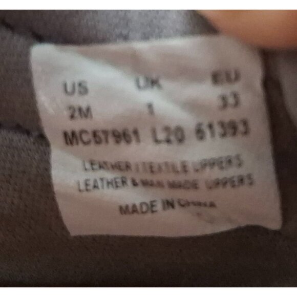 Merrell Kids Closed-Toe Sandals Size 2M Gray & Mint Green Leather/Textile Uppers - Picture 5 of 7